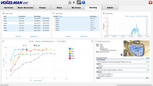 Comparison of learning curves in the VOXEL-MAN Tempo training simulator