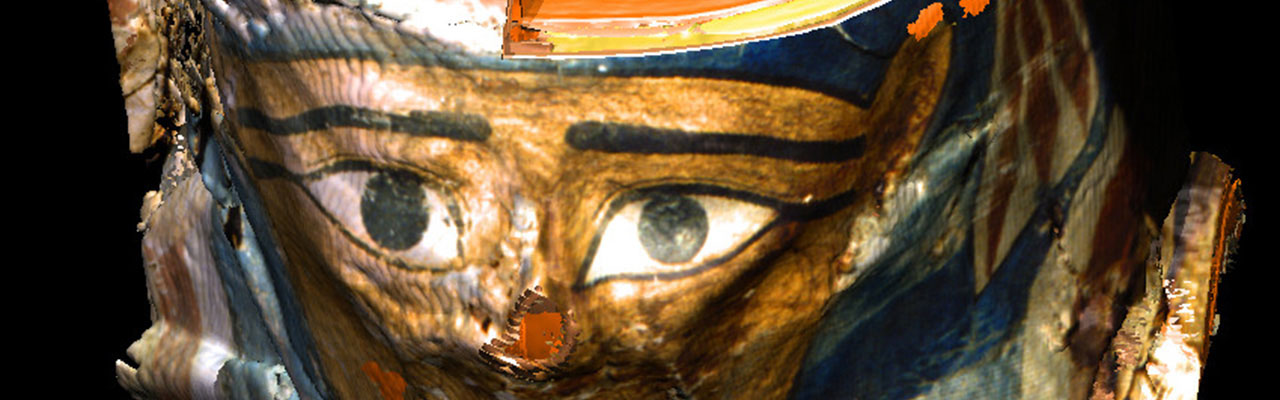 Winged Scarab inside an Egyptian Mummy